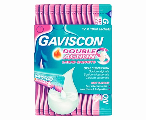 Gaviscon Double Action Liquid Sachets – Omega Pharmacy